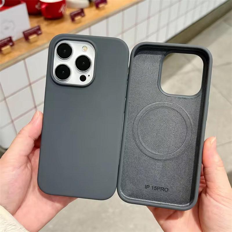 Магнитный чехол из жидкого силикона для беспроводной зарядки Magsafe для iPhone 17 Air 16 Pro Max 15 Plus 14 13 iPhone 15 Pro серый
Магнитный чехол из жидкого силикона для беспроводной зарядки Magsafe для iPhone 17 Air 16 Pro Max 15 Plus 14 13 iPhone 15 Pro серый