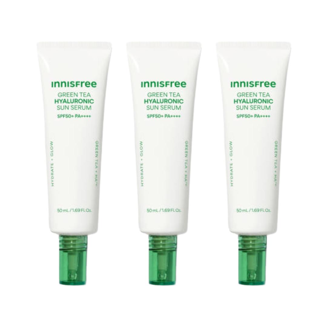 Innisfree Green Tea Hyaluronic Moist Sun Serum SPF 50+/PA++++ 50 мл (3 варіанти) #3pcs
Innisfree Green Tea Hyaluronic Moist Sun Serum SPF 50+/PA++++ 50 мл (3 варіанти) #3pcs