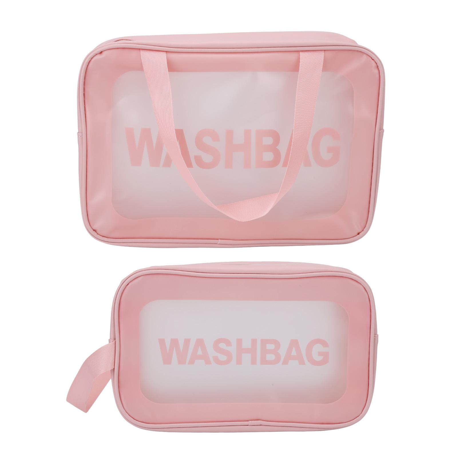 Clear Makeup Bag Breathable Lightweight Portable Transparent Comestic Washbag for Women Girl Large Medium Pink
Clear Makeup Bag Breathable Lightweight Portable Transparent Comestic Washbag for Women Girl Large Medium Pink