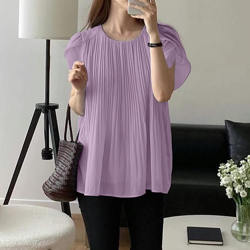 ZANZEA Women Casual Round Neck Solid Color Loose Short Sleeve Cover Up Blouse 4XL фіолетовий
ZANZEA Women Casual Round Neck Solid Color Loose Short Sleeve Cover Up Blouse 4XL фіолетовий