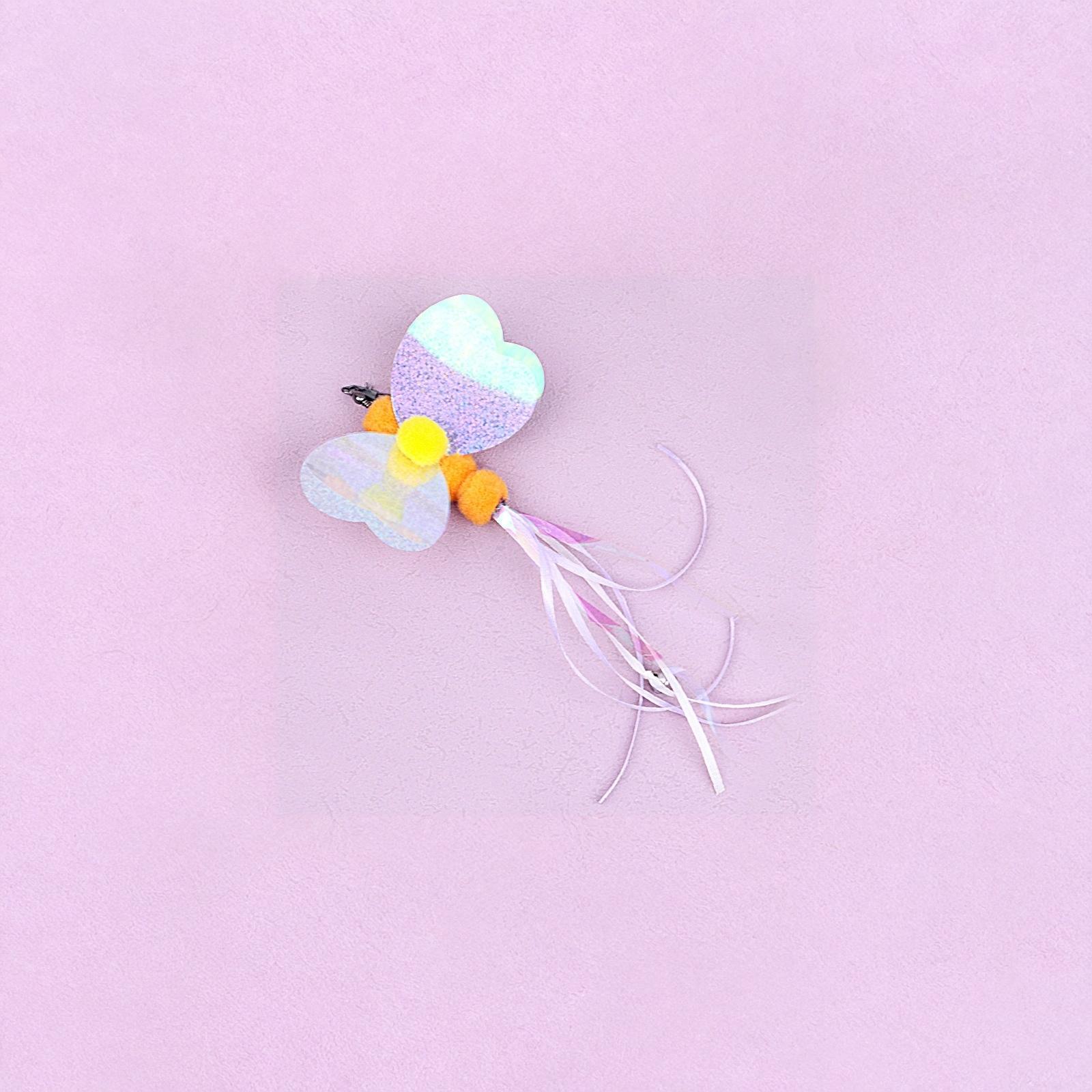 Toy Butterfly Caterpillar Feather Teaser Wand with Bell Interactive Pet Supplies one size
Toy Butterfly Caterpillar Feather Teaser Wand with Bell Interactive Pet Supplies one size