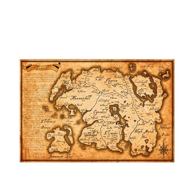 Ancient Tamriel Map Wooden Sign for Living Room or Bar Decor 30*20cm
Ancient Tamriel Map Wooden Sign for Living Room or Bar Decor 30*20cm