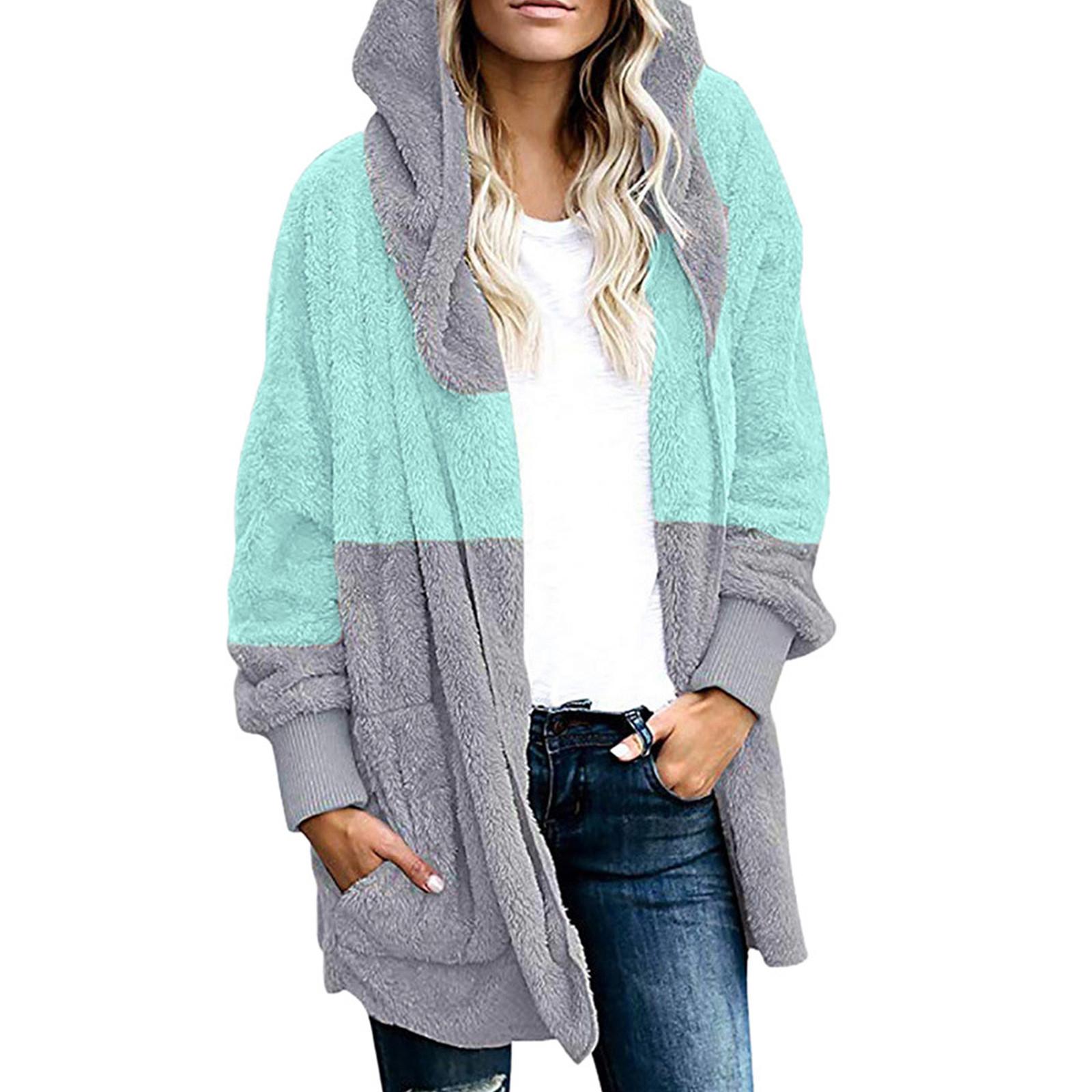 Модная женская плюшевая карманная куртка-кардиган с капюшоном, повседневная свободная куртка с вышивкой S
Модная женская плюшевая карманная куртка-кардиган с капюшоном, повседневная свободная куртка с вышивкой S