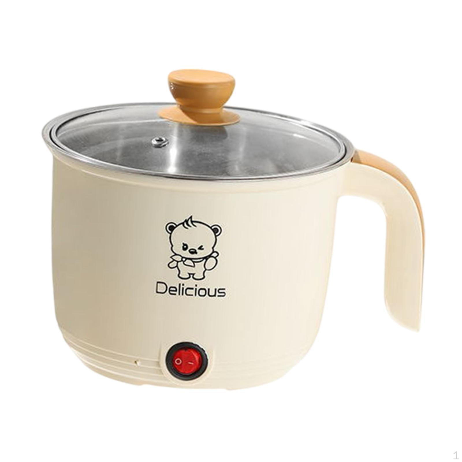 Electric Pot Household 1.8L Nonstick Skillet for Soup Fry Pasta Single layer khaki Single layer рожевий
Electric Pot Household 1.8L Nonstick Skillet for Soup Fry Pasta Single layer khaki Single layer рожевий