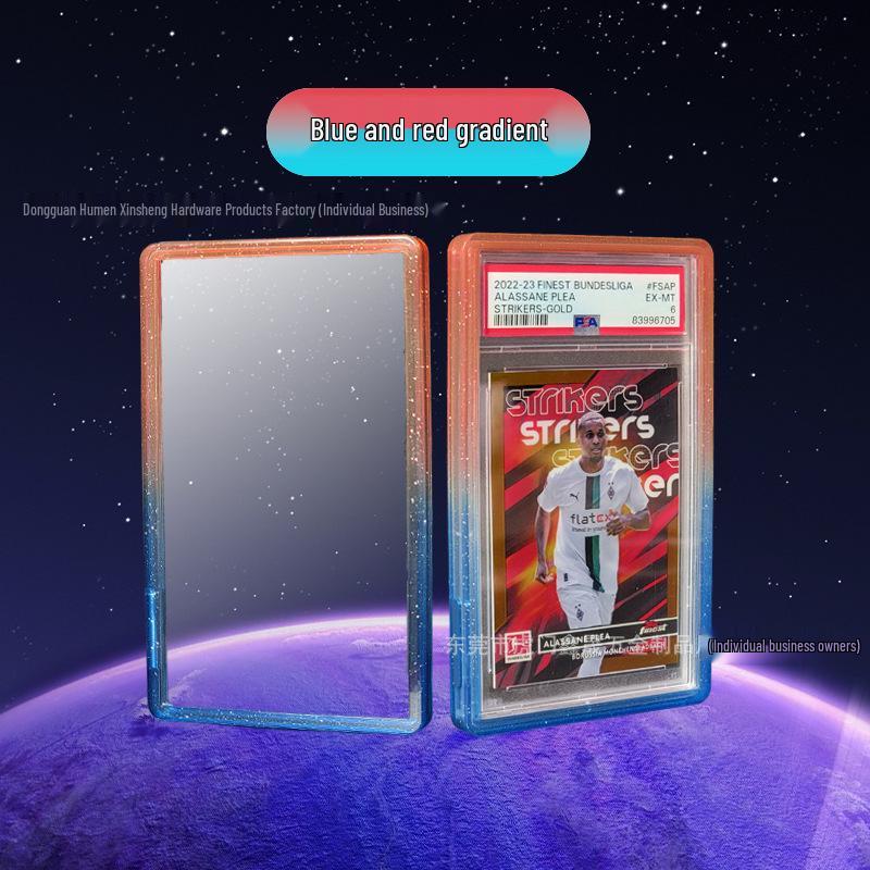 PSA Graded Card Protector: TPU Silicone Gradient Glitter Case for Pokemon, Star, and Collectible Game Cards Custom Logo
PSA Graded Card Protector: TPU Silicone Gradient Glitter Case for Pokemon, Star, and Collectible Game Cards Custom Logo