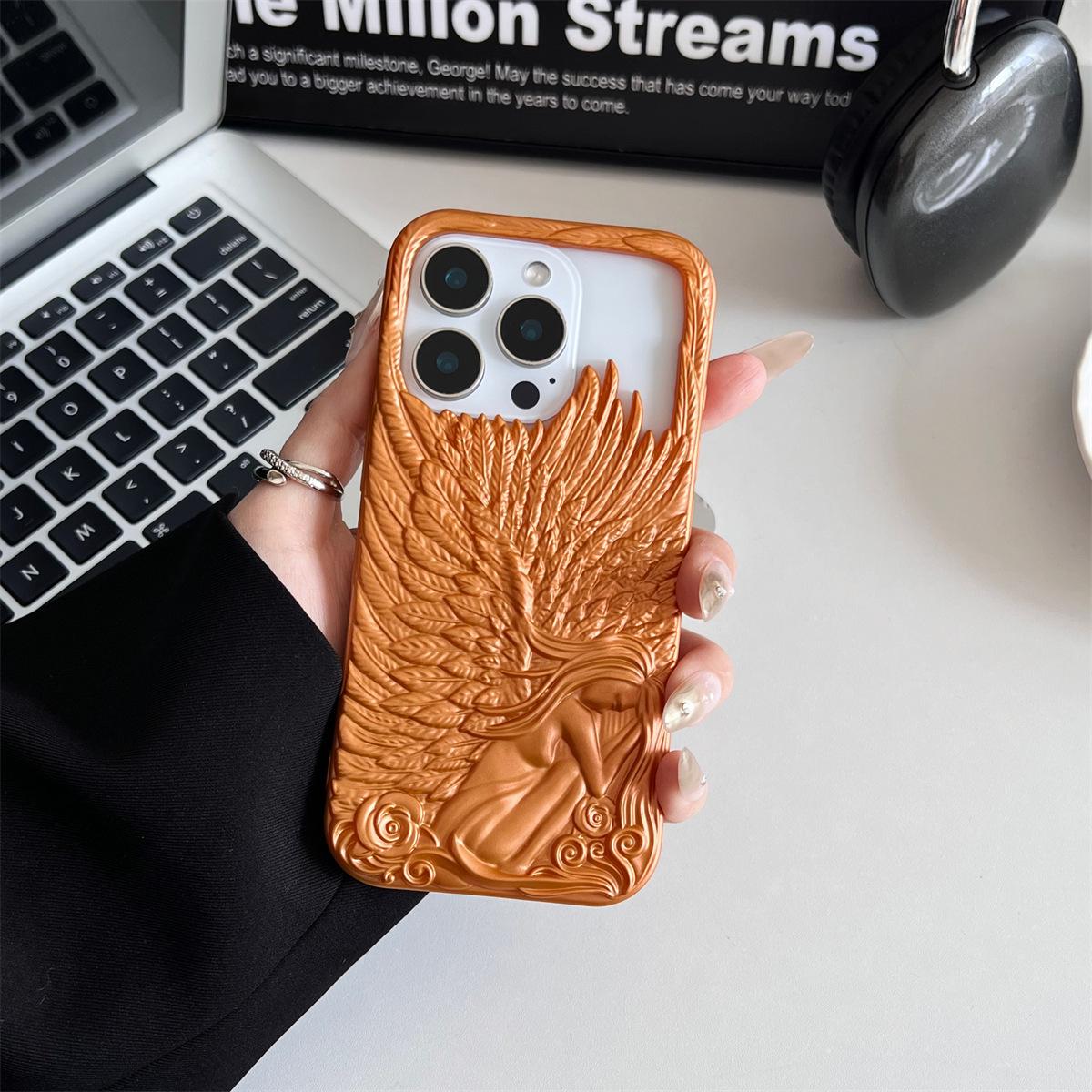 Electroplated Frosted Angel Wings Phone Case for iPhone 15/16/17, 12, 13, 14, PROMAX iPhone 15 Pro
Electroplated Frosted Angel Wings Phone Case for iPhone 15/16/17, 12, 13, 14, PROMAX iPhone 15 Pro