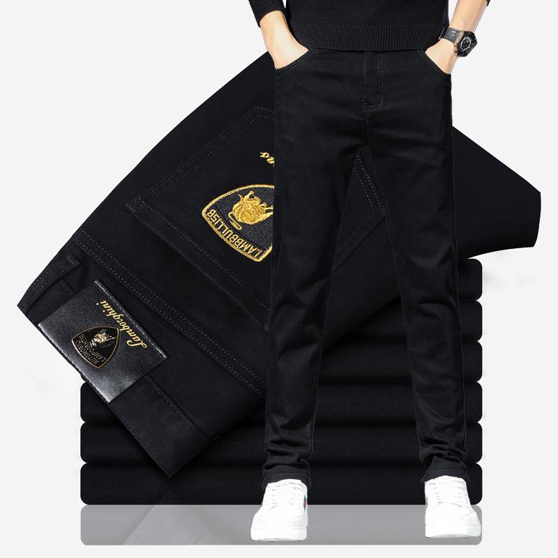 Мужские джинсы прямого кроя с небольшой вышивкой - Европейская мода Деним на четыре сезона 29
Мужские джинсы прямого кроя с небольшой вышивкой - Европейская мода Деним на четыре сезона 29