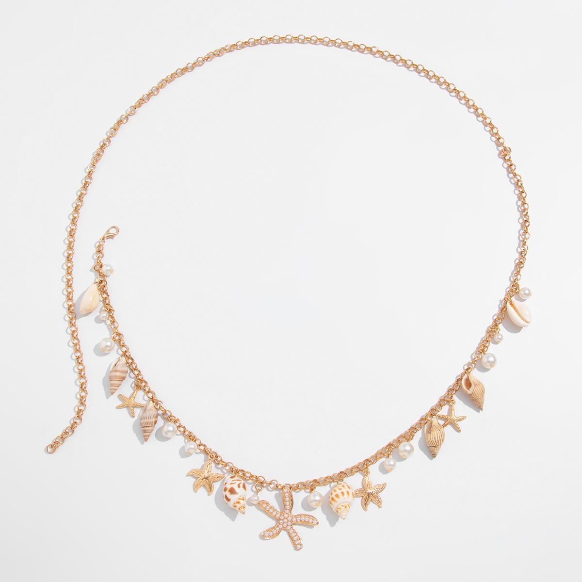 Аксессуары Ocean Beach Shell Vacation Wind Body Chain Bohemian Sea Star Conch Waist Chain
Аксессуары Ocean Beach Shell Vacation Wind Body Chain Bohemian Sea Star Conch Waist Chain