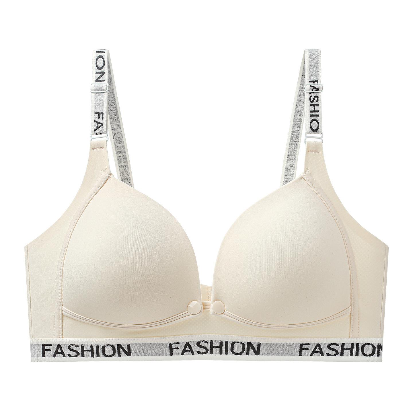 Front buckle non-marking underwear gathers without steel ring to close the breast letter shoulder strap Comfortable and breathable postpartum l36/80bc through cup шампанского
Front buckle non-marking underwear gathers without steel ring to close the breast letter shoulder strap Comfortable and breathable postpartum l36/80bc through cup шампанского
