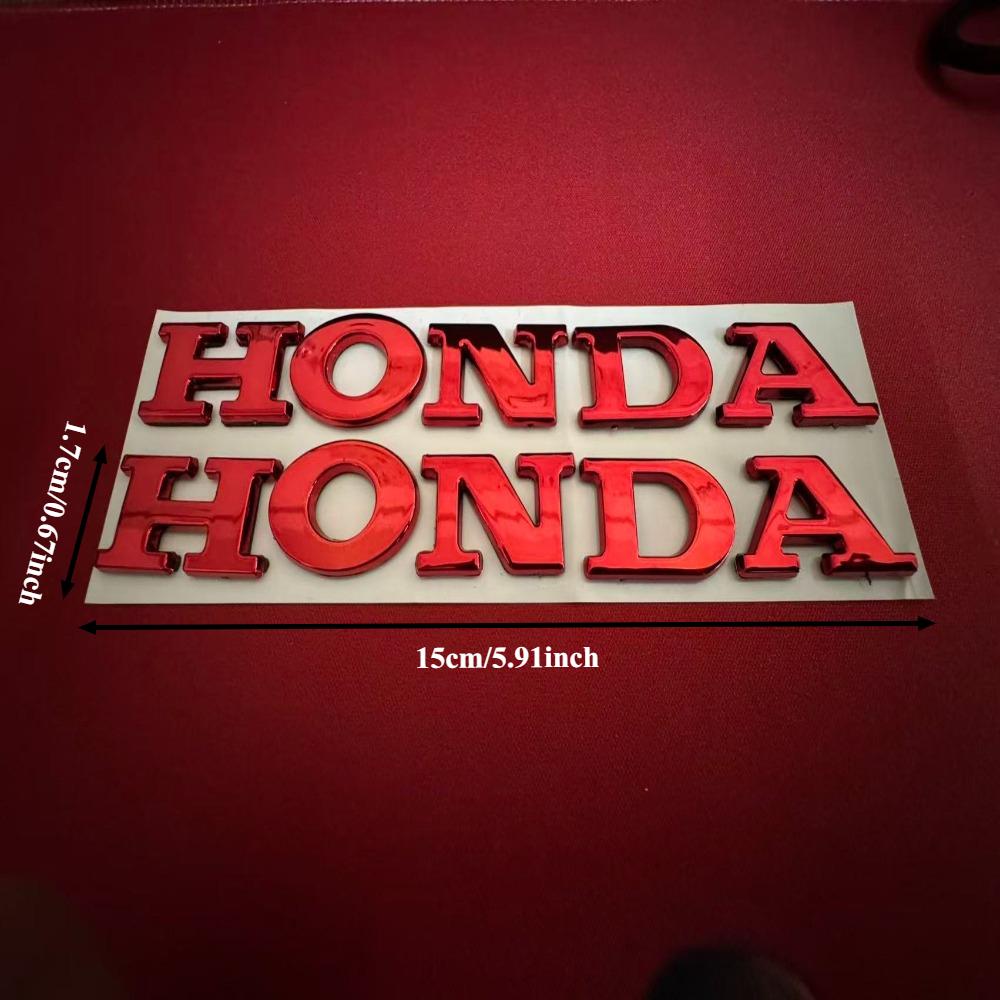 Трехмерная гальваническая наклейка Honda с буквами HONDA, водостойкий логотип для мотоцикла, подходит для PCX160, CBR650 и других моделей
Трехмерная гальваническая наклейка Honda с буквами HONDA, водостойкий логотип для мотоцикла, подходит для PCX160, CBR650 и других моделей