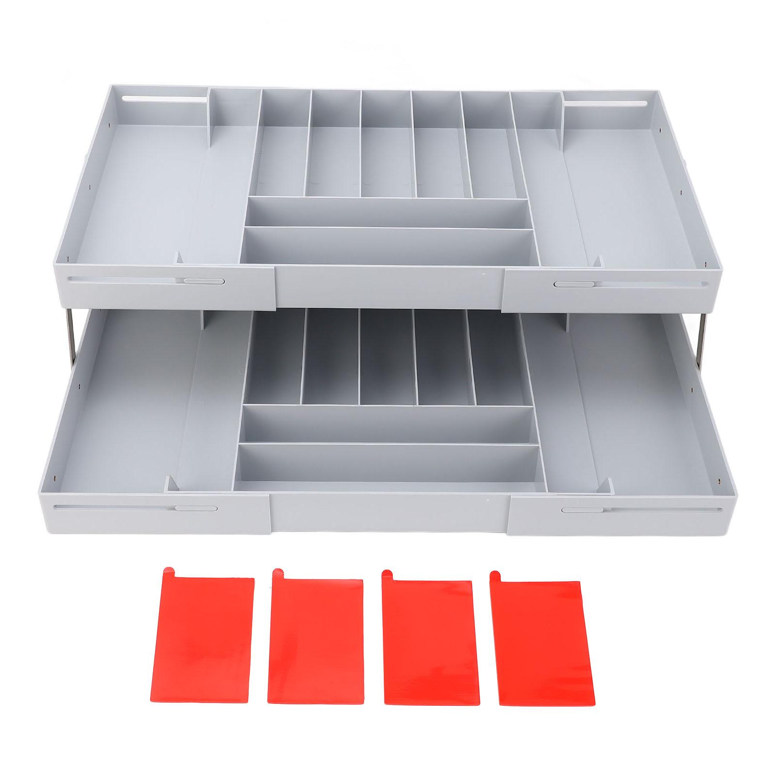 Drawer Foldable Organizer Tray Multifunctional Space Saving Multi Level Expandable Desk Organizer чорний
Drawer Foldable Organizer Tray Multifunctional Space Saving Multi Level Expandable Desk Organizer чорний
