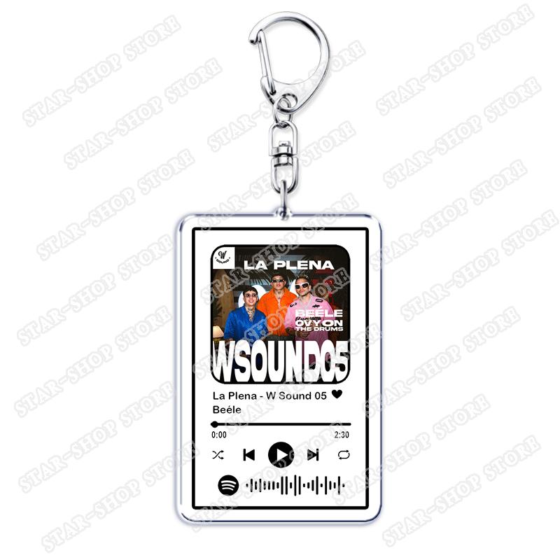 Popular Singer Keychains for Women Accessories Bag Music Code Vagabundo Loco Mi Refe La Plena Keying Jewelry Fans Friends Gifts
Popular Singer Keychains for Women Accessories Bag Music Code Vagabundo Loco Mi Refe La Plena Keying Jewelry Fans Friends Gifts