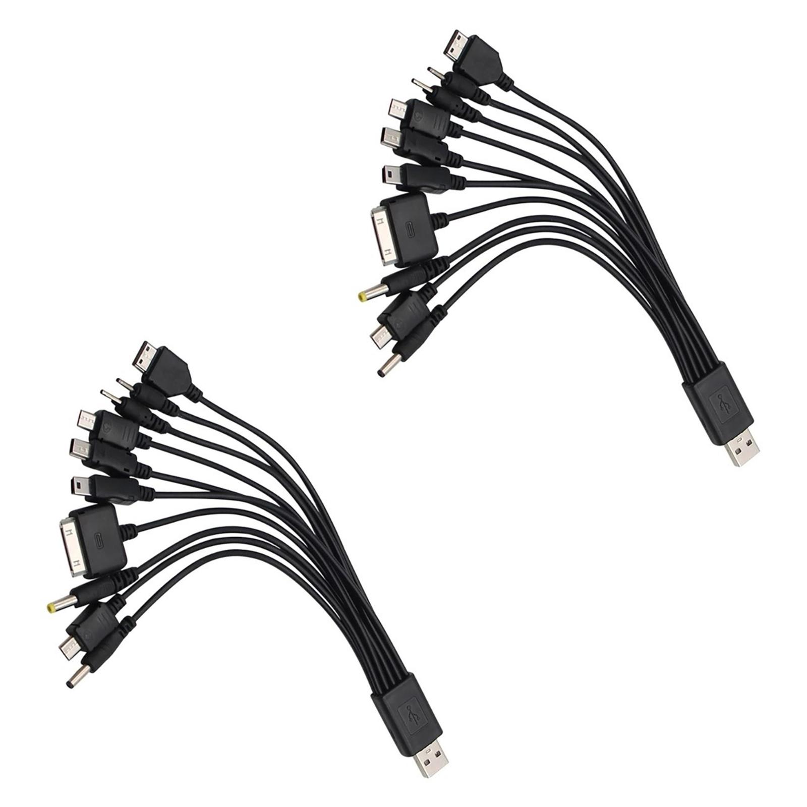 Compactly 23cm MultiPort USB Charging Cable 10 in 1 Universally Design Data Cord for Smartphones Tablets Speakers 1
Compactly 23cm MultiPort USB Charging Cable 10 in 1 Universally Design Data Cord for Smartphones Tablets Speakers 1