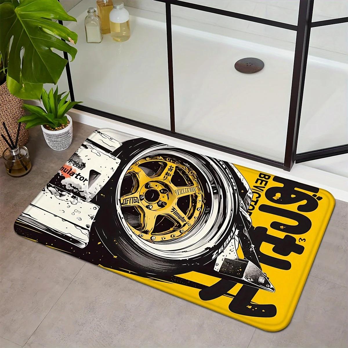 VIKAMA Racing Tire Print Carpet, Soft Noise-Reducing Doormat for Entrance, Bedroom & Bathroom Doorway, Home Decor Mat 40x60cm
VIKAMA Racing Tire Print Carpet, Soft Noise-Reducing Doormat for Entrance, Bedroom & Bathroom Doorway, Home Decor Mat 40x60cm