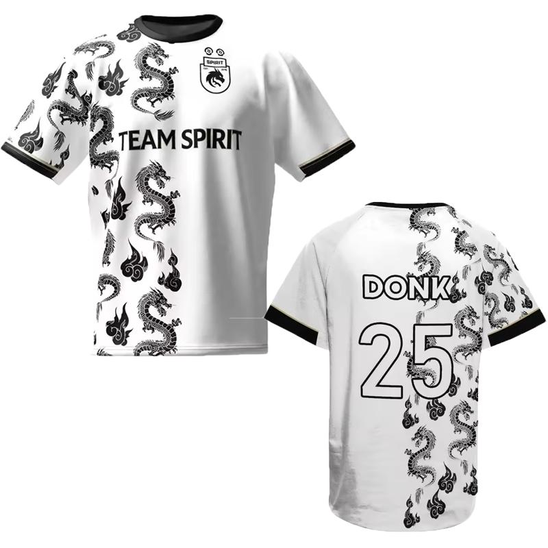 Футболка з джерсі Donk CS2 Esports CSGO Команда Spirit Тренувальні футболки Унісекс Вуличний одяг Літній Оверсайз Форма для фанатів гри L
Футболка з джерсі Donk CS2 Esports CSGO Команда Spirit Тренувальні футболки Унісекс Вуличний одяг Літній Оверсайз Форма для фанатів гри L