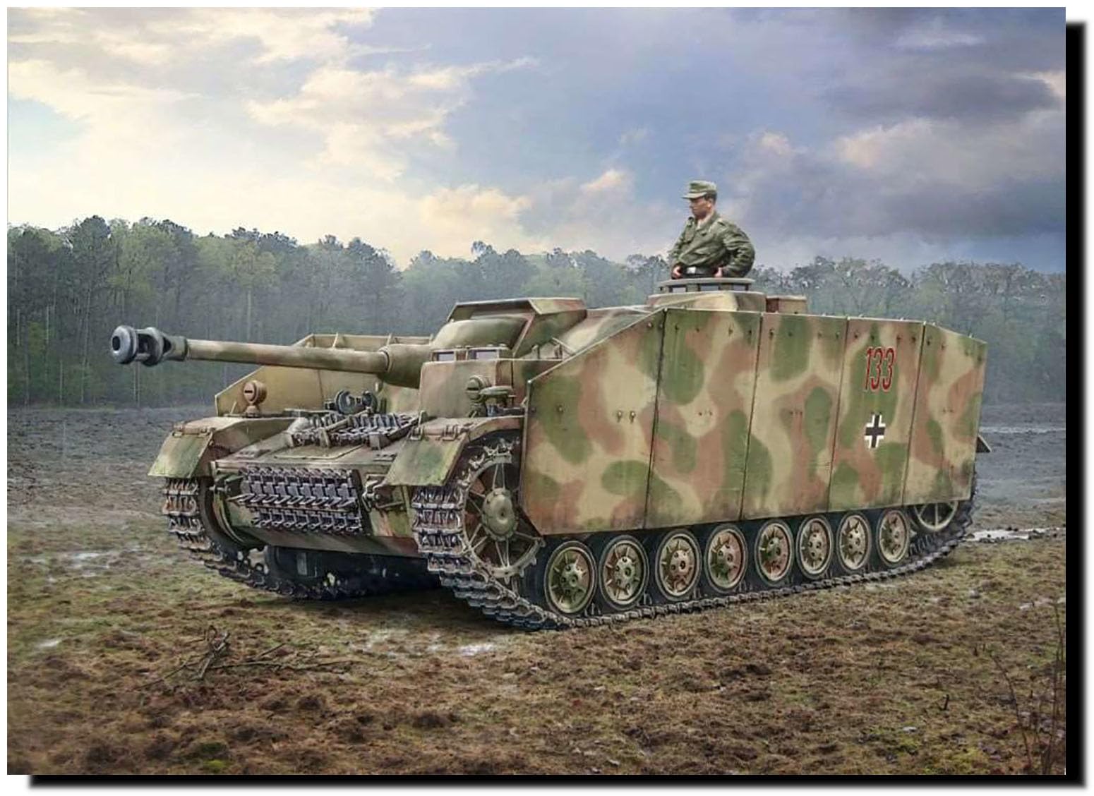 Italeri 1/35 WWII German Sd.Kfz.167 Sturmgeschütz IV Plastic Model Kit IT0223
Italeri 1/35 WWII German Sd.Kfz.167 Sturmgeschütz IV Plastic Model Kit IT0223