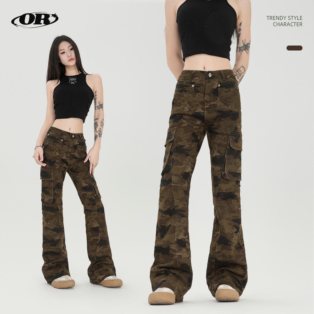 Американські вінтажні камуфляжні робочі штани з мікрокльошем 2024, ретро, модний бренд, приталені випрані камуфляжні робочі S камуфляжний
Американські вінтажні камуфляжні робочі штани з мікрокльошем 2024, ретро, модний бренд, приталені випрані камуфляжні робочі S камуфляжний