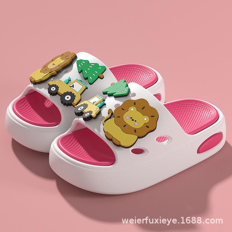 Children s summer cartoon cute sandals for boys and girls, suitable for indoor and outdoor wear, odor-resistant, non-slip, soft-soled baby slip-on 24-25Code【Inner Length1
Children s summer cartoon cute sandals for boys and girls, suitable for indoor and outdoor wear, odor-resistant, non-slip, soft-soled baby slip-on 24-25Code【Inner Length1