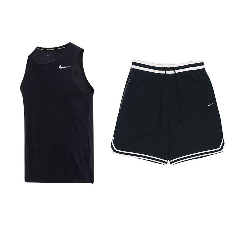 Nike Однотонный свитер с круглым вырезом и коротким рукавом в полоску, свободные шорты, повседневный спортивный костюм, мужской костюм, черный цвет DV9322-010+DH7161-010 M
Nike Однотонный свитер с круглым вырезом и коротким рукавом в полоску, свободные шорты, повседневный спортивный костюм, мужской костюм, черный цвет DV9322-010+DH7161-010 M