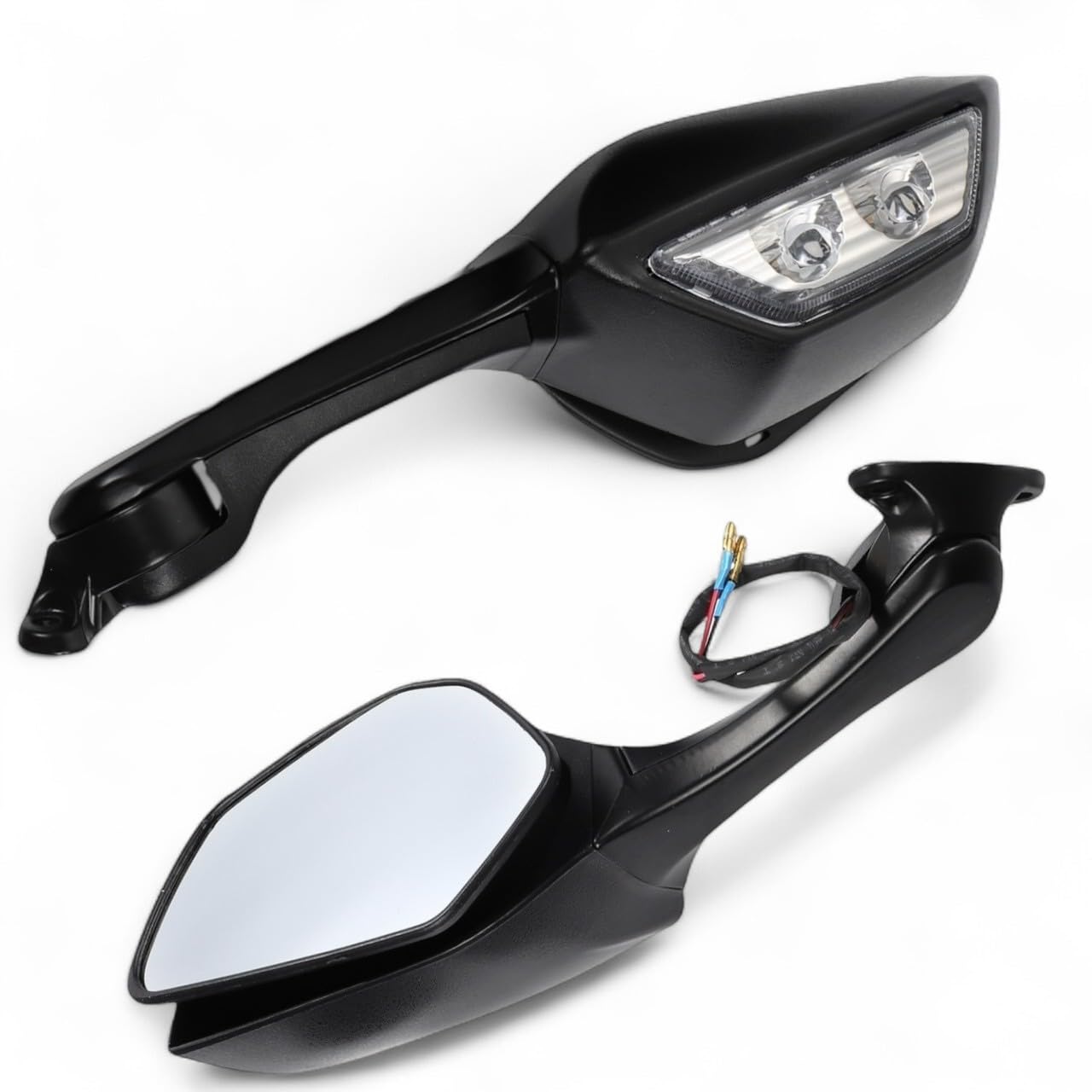 Kanoan Motorcycle Mirrors with LED Lights for Kawasaki Ninja ZX10R Rearview Custom Left and Right Aftermarket Parts ZX-10R H2, Mirrors, Parts, чёрный
Kanoan Motorcycle Mirrors with LED Lights for Kawasaki Ninja ZX10R Rearview Custom Left and Right Aftermarket Parts ZX-10R H2, Mirrors, Parts, чёрный