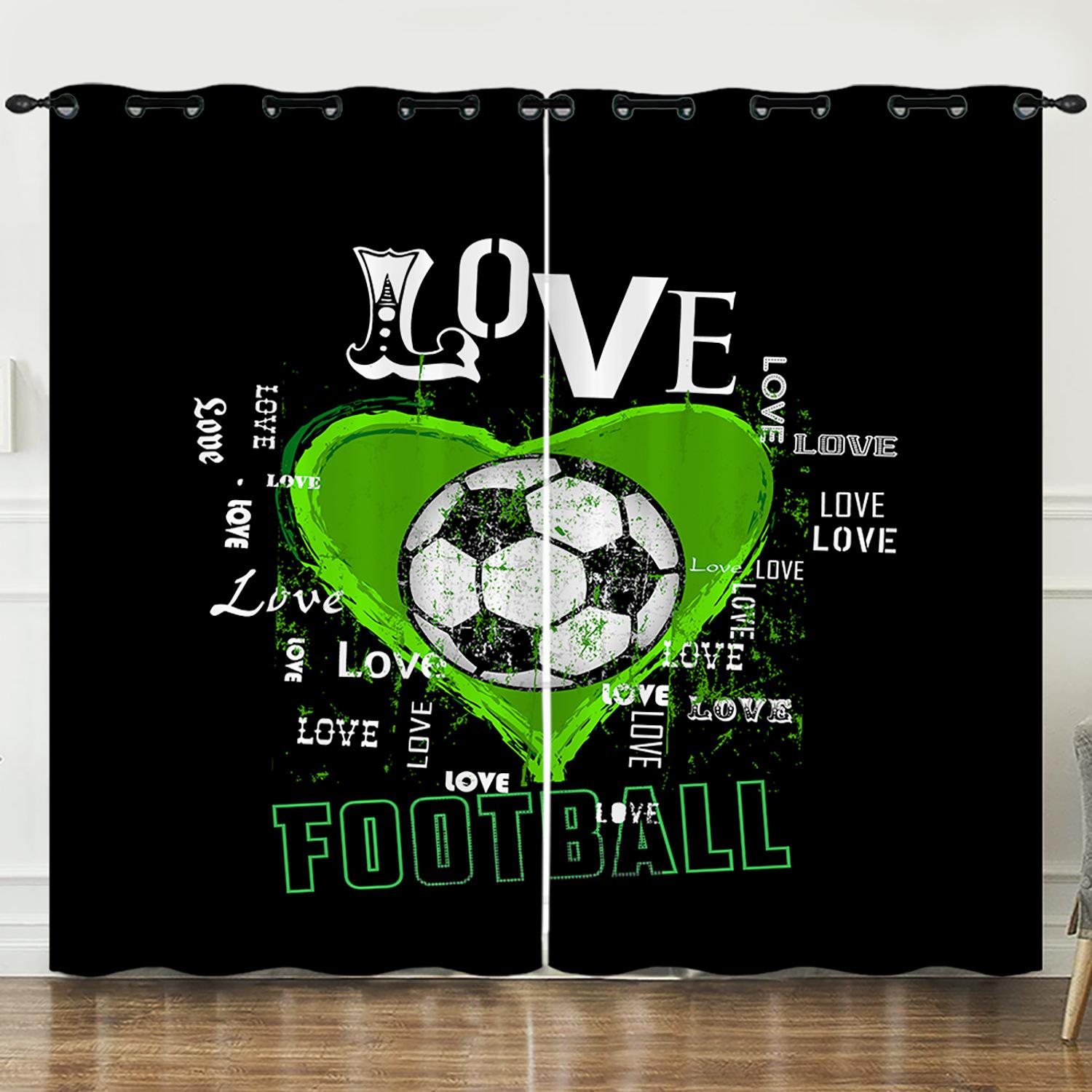 Шторы Спорт Футбол Чемпионат мира 3D Цифровая печать Затемняющая штора На люверсах 97cm*114cm*2
Шторы Спорт Футбол Чемпионат мира 3D Цифровая печать Затемняющая штора На люверсах 97cm*114cm*2