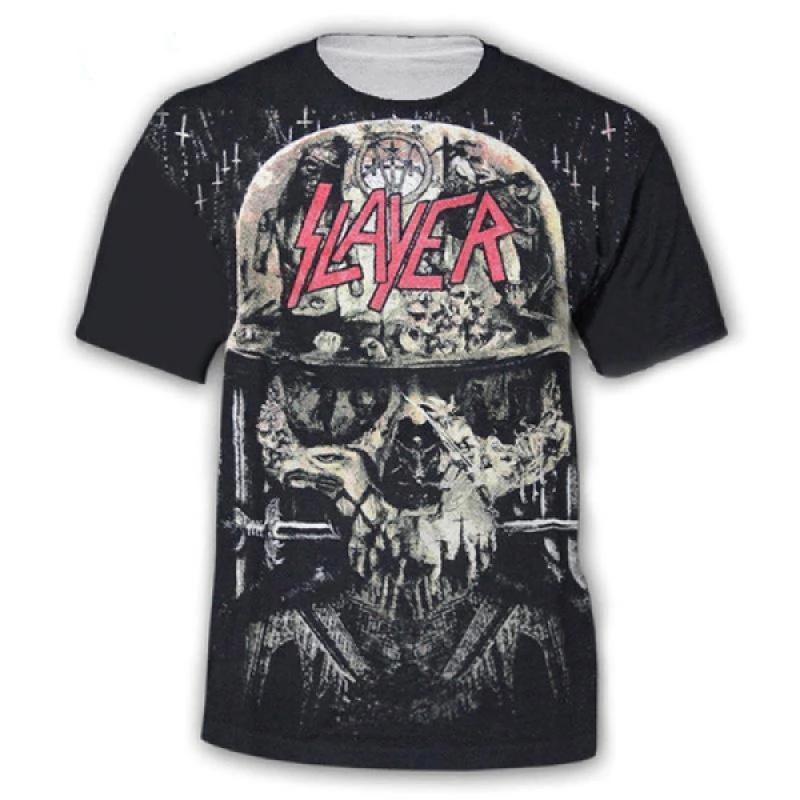 Slayer Rock Band Summer T-Shirts 3D Print Streetwear Casual Oversized Short Sleeve Male Tees Top for Men And Women 6XL
Slayer Rock Band Summer T-Shirts 3D Print Streetwear Casual Oversized Short Sleeve Male Tees Top for Men And Women 6XL