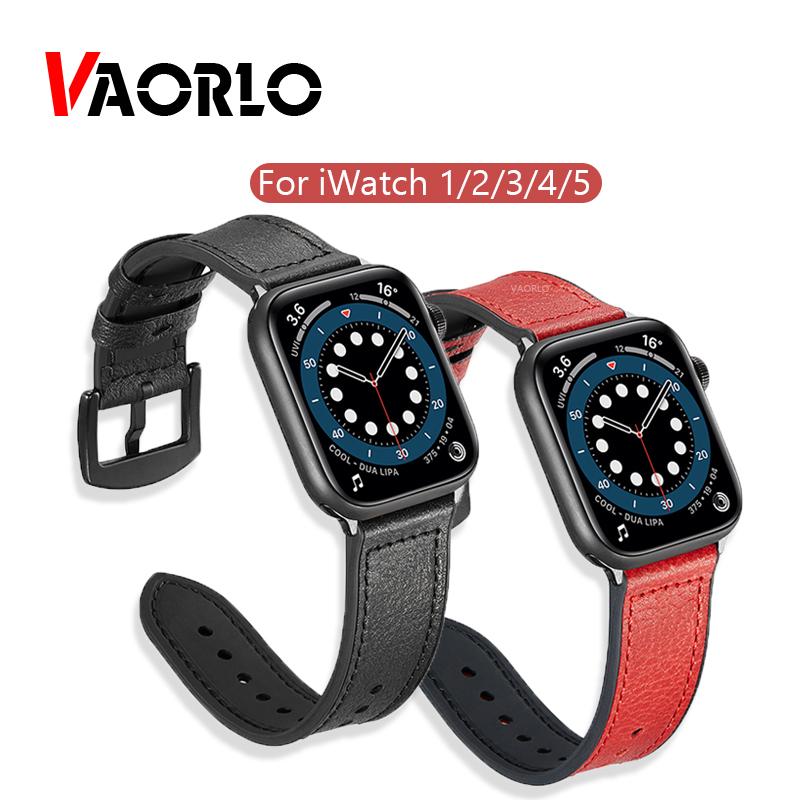 VAORLO для iWatch роскошный кожаный ремешок для Apple Watch 1/2/3/4/5/6 38 мм 40 мм 42 мм 44 мм мягкая удобная одежда
VAORLO для iWatch роскошный кожаный ремешок для Apple Watch 1/2/3/4/5/6 38 мм 40 мм 42 мм 44 мм мягкая удобная одежда