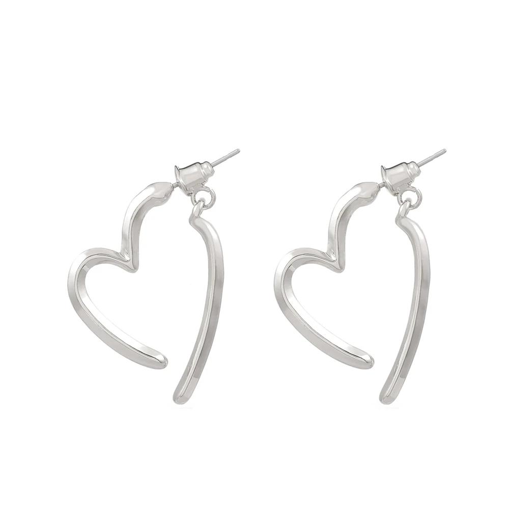 Simple Fashion Love Heart Drop Earrings For Women Girls Gold and Silver Color Smooth Metal Earrings Dangle Wedding Jewelry Gifts
Simple Fashion Love Heart Drop Earrings For Women Girls Gold and Silver Color Smooth Metal Earrings Dangle Wedding Jewelry Gifts