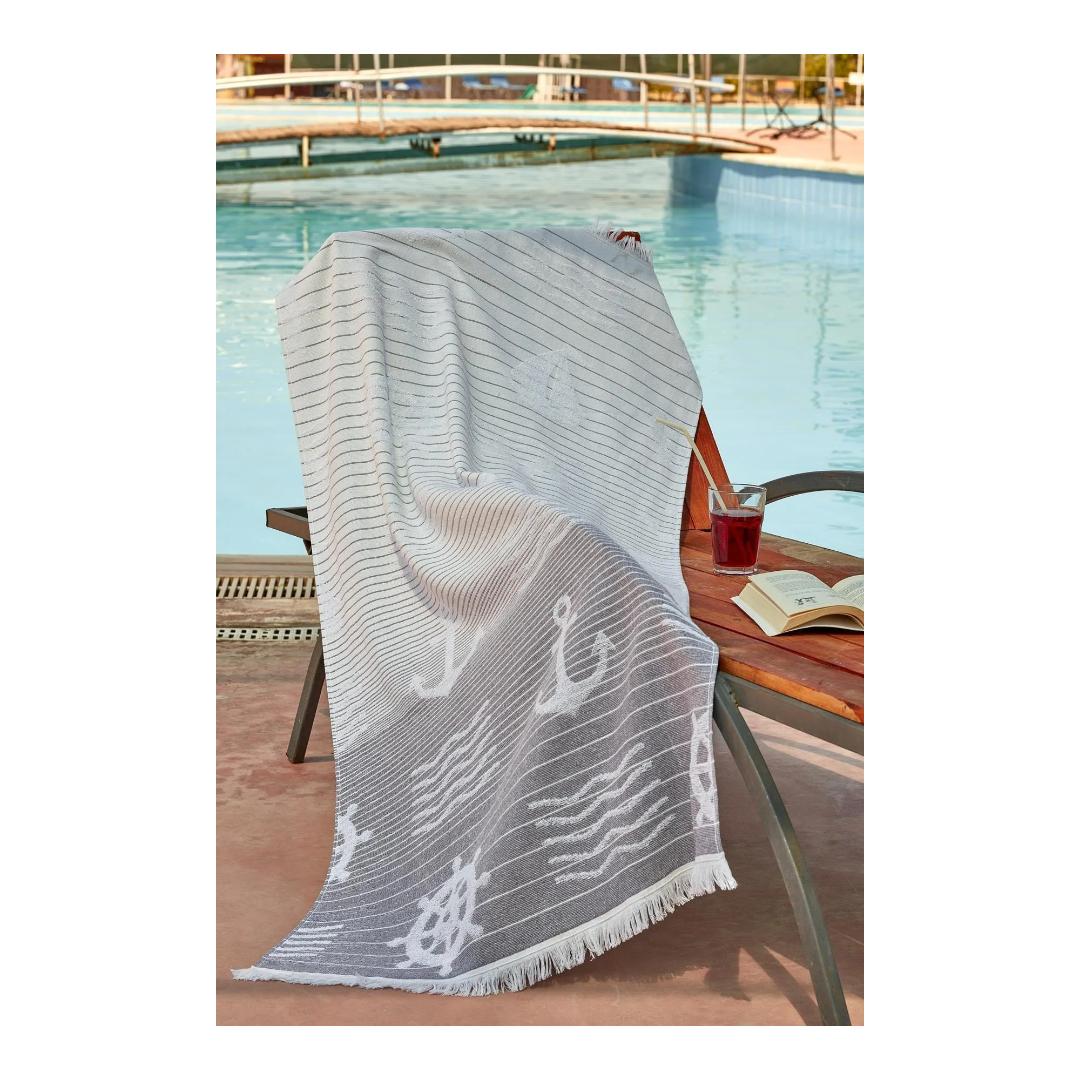 Zeynep Tekstil Marine 75x150 см Ультрамягкое пляжное полотенце 
Zeynep Tekstil Marine 75x150 см Ультрамягкое пляжное полотенце