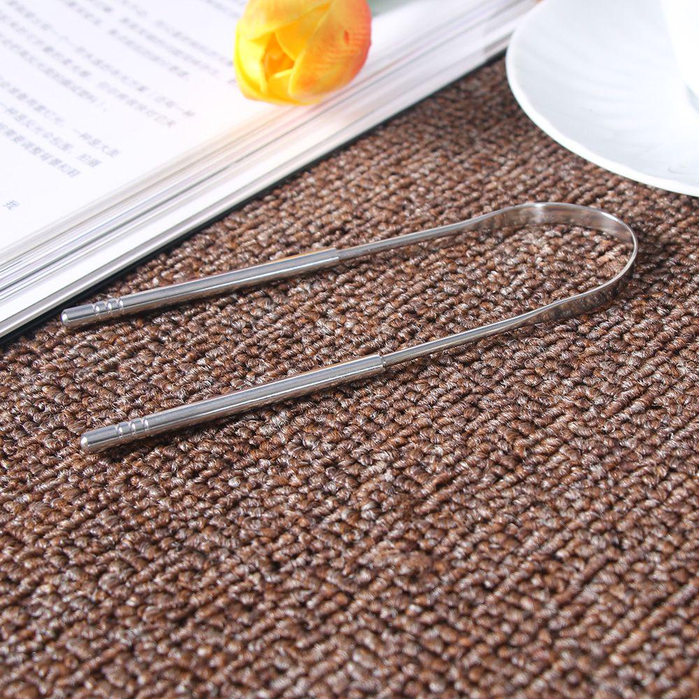 1pc Manual Anti Bacterial Tongue Cleaner Dental Cleaning Oral Care Stainless Steel Oral Dental Care Bad Breath Tongue Cleaner
1pc Manual Anti Bacterial Tongue Cleaner Dental Cleaning Oral Care Stainless Steel Oral Dental Care Bad Breath Tongue Cleaner