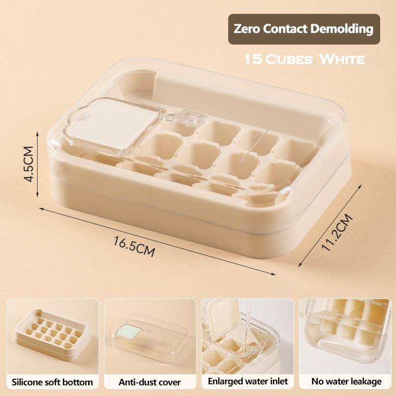 Food-Grade Silicone Ice Cube Tray with Lid Easy Release Press-Type Ice Maker for Freezer Stackable DIY Ice Box for Drinks белый
Food-Grade Silicone Ice Cube Tray with Lid Easy Release Press-Type Ice Maker for Freezer Stackable DIY Ice Box for Drinks белый
