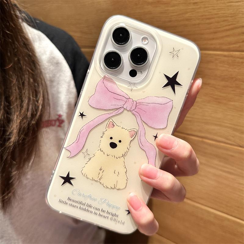 Cute and Sweet Girly Bow Dog for Apple 15 ProMax Phone Case for IPhone 13 All-inclusive 16 For iPhone XSMAX
Cute and Sweet Girly Bow Dog for Apple 15 ProMax Phone Case for IPhone 13 All-inclusive 16 For iPhone XSMAX
