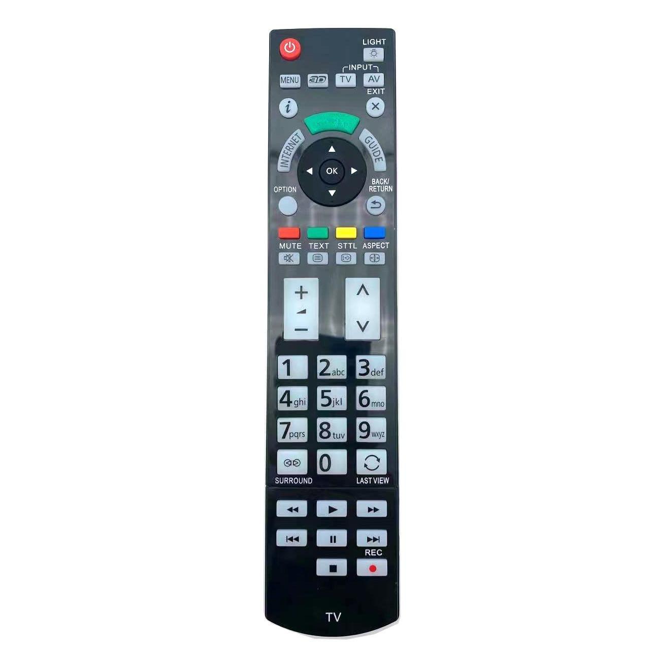 N2QAYB000715 Запасной пульт дистанционного управления для Panasonic N2QAYB000715 для LED 3D телевизора TX-L42ETW50 TX-P50VT50B TX-P50ST30B чёрный
N2QAYB000715 Запасной пульт дистанционного управления для Panasonic N2QAYB000715 для LED 3D телевизора TX-L42ETW50 TX-P50VT50B TX-P50ST30B чёрный