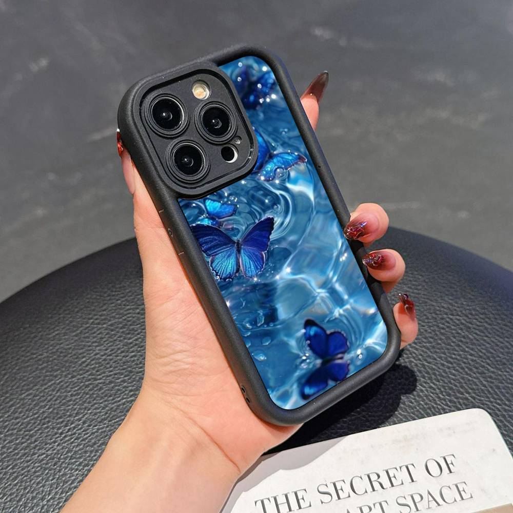 Blue Butterfly Ocean Waves Phone Case For iPhone 17 16 15 14 13 12 11 Pro Plus Max Soft TPU Ladder Lens Protection Soft Cover iPhone 17pro max
Blue Butterfly Ocean Waves Phone Case For iPhone 17 16 15 14 13 12 11 Pro Plus Max Soft TPU Ladder Lens Protection Soft Cover iPhone 17pro max