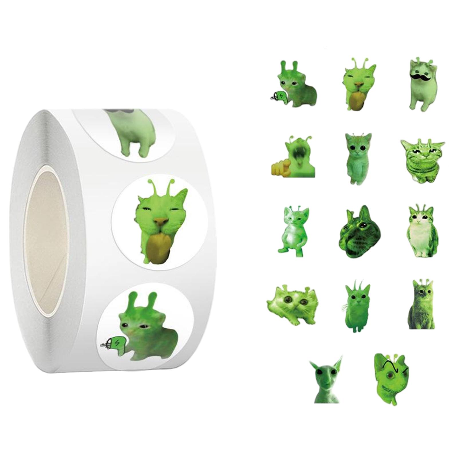 500pcs Alien Cat Roll Stickers for Journaling Scrapbooking Crafting Decorative Label Seals with Unique Cartoon Designs one size
500pcs Alien Cat Roll Stickers for Journaling Scrapbooking Crafting Decorative Label Seals with Unique Cartoon Designs one size
