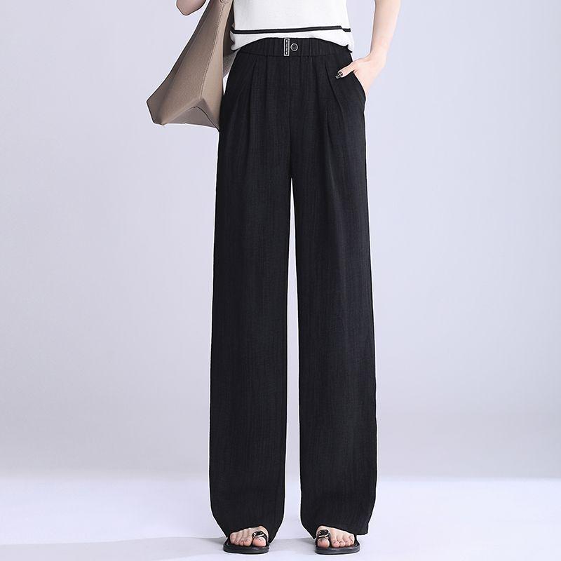 Women s High-Waisted Slimming Ice Silk Cropped Pants - Summer 2026 Collection M (for 80-99 jin)
Women s High-Waisted Slimming Ice Silk Cropped Pants - Summer 2026 Collection M (for 80-99 jin)