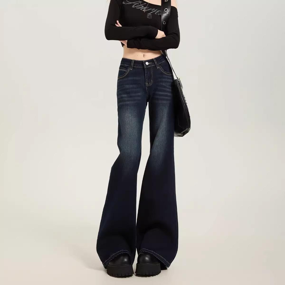 2026 Spring Blue High-Waisted Stretchy Straight Leg Micro Flare Jeans for Pear-Shaped Figures 3XL
2026 Spring Blue High-Waisted Stretchy Straight Leg Micro Flare Jeans for Pear-Shaped Figures 3XL