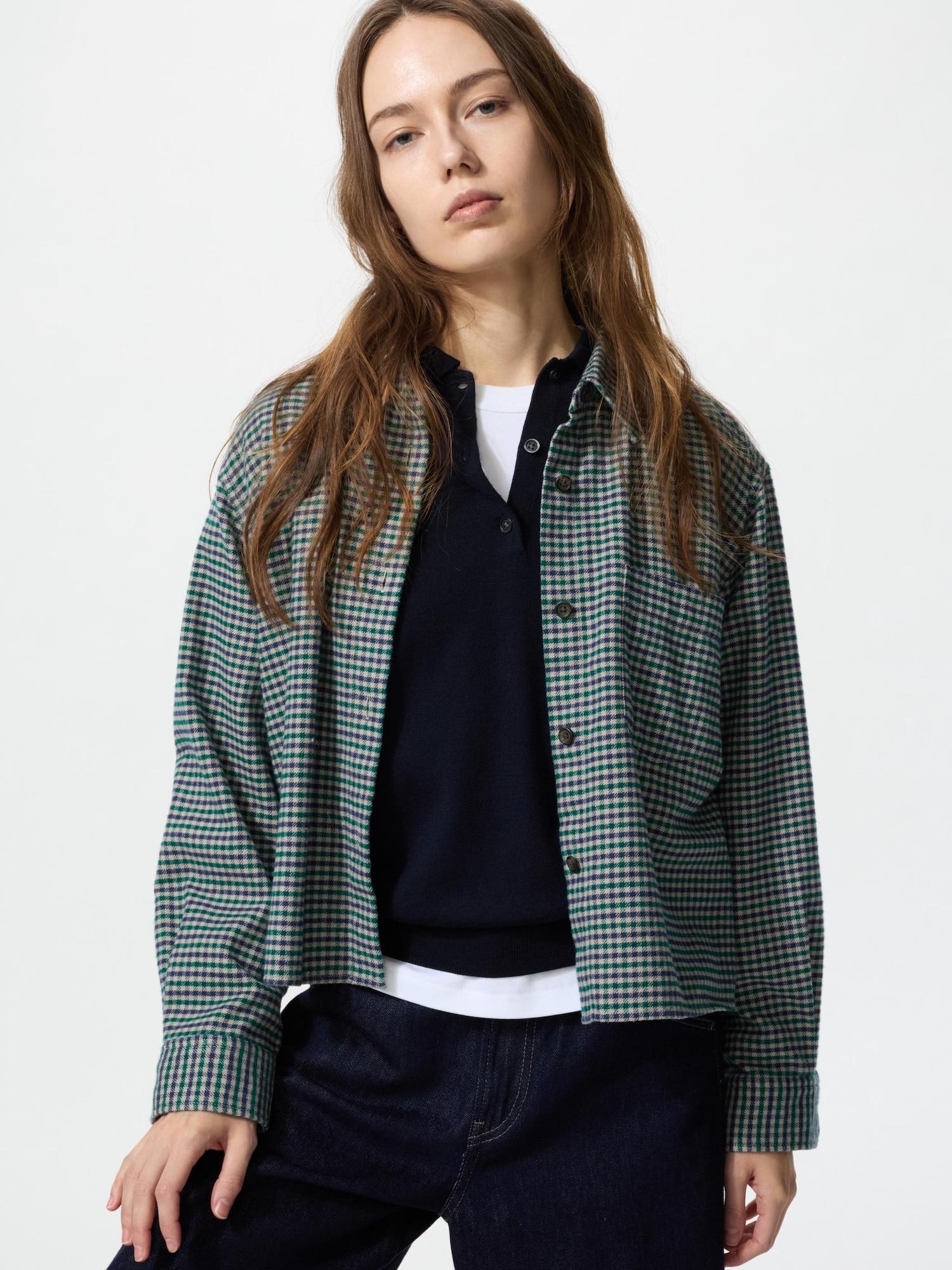 Uniqlo Фланелевая рубашка бокси с длинным рукавом в мини-клетку D 55 GREEN/WOMEN 3XL
Uniqlo Фланелевая рубашка бокси с длинным рукавом в мини-клетку D 55 GREEN/WOMEN 3XL