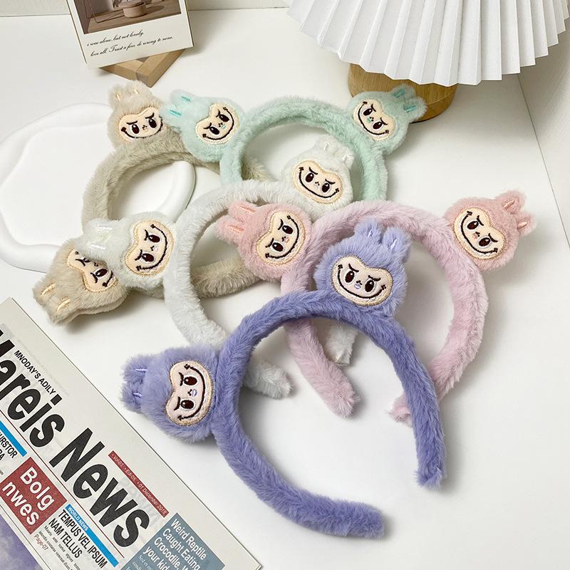 New Cartoon Labubu Plush Hairbands Cute Kawaii Bubble Rabbit Face Wash Non-slip Hair Pressure Headband білий
New Cartoon Labubu Plush Hairbands Cute Kawaii Bubble Rabbit Face Wash Non-slip Hair Pressure Headband білий