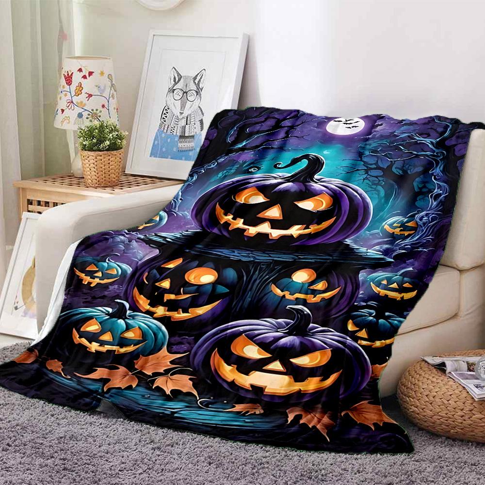 1pc Halloween Pumpkins Blanket, Lightweight Flannel Throw Blanket for Sofa, Bed, Travel, Camping, Living Room, Office, Couch, Chair, a0922076 130cmx150cm
1pc Halloween Pumpkins Blanket, Lightweight Flannel Throw Blanket for Sofa, Bed, Travel, Camping, Living Room, Office, Couch, Chair, a0922076 130cmx150cm