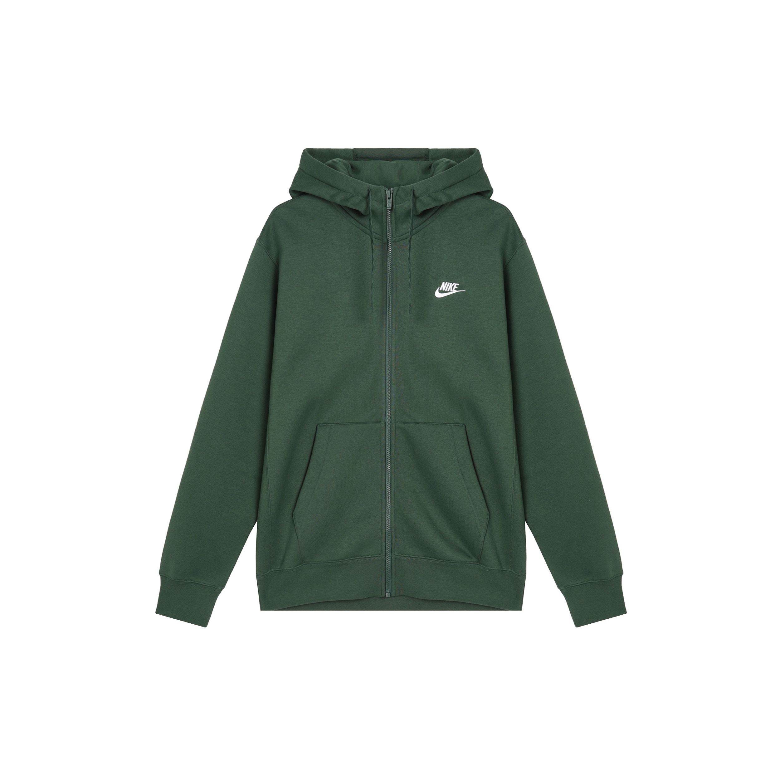Nike Sportswear Club Fleece Comfortable Zippered Hooded Jacket Men jackets Fir-Green BV2646-323 L
Nike Sportswear Club Fleece Comfortable Zippered Hooded Jacket Men jackets Fir-Green BV2646-323 L