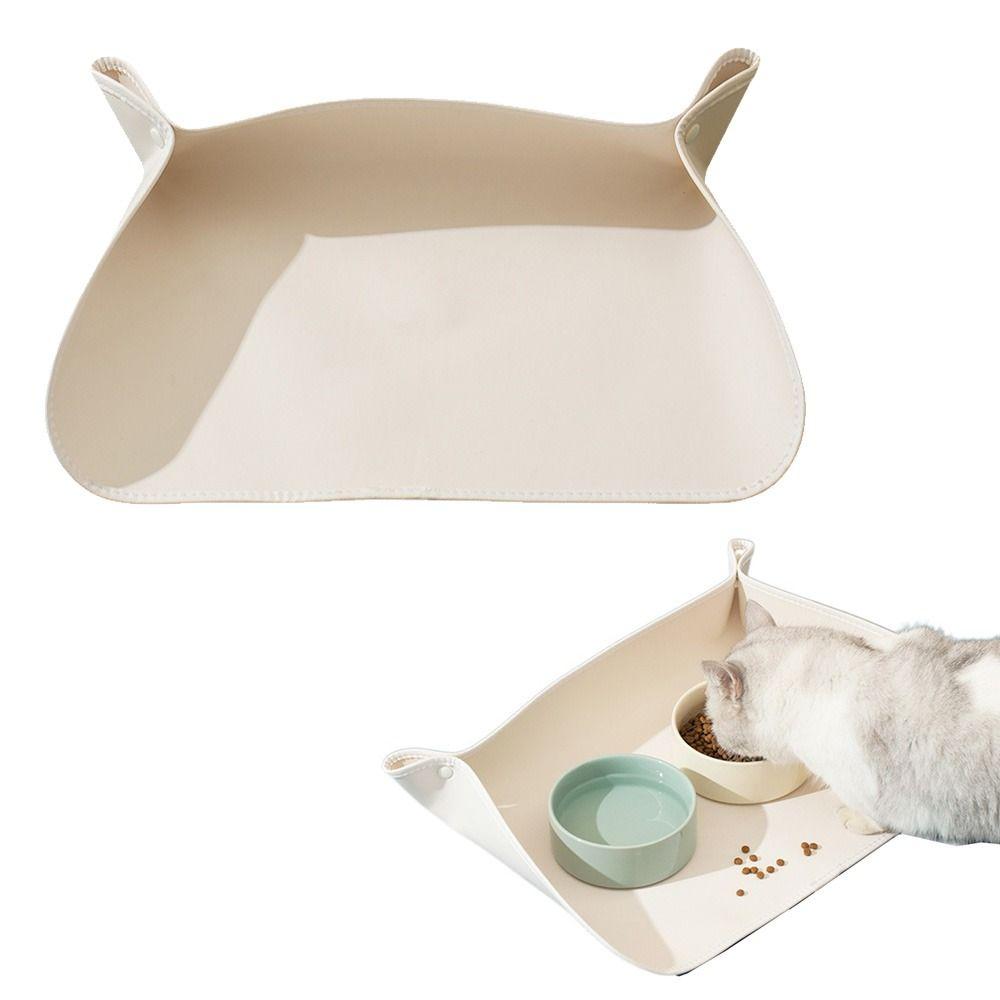 Non-Slip Cat Feeding Mat Semi Closed Pet Food Pad Wear-resistant PU Leather Pet Placemat Indoor 49*34cm
Non-Slip Cat Feeding Mat Semi Closed Pet Food Pad Wear-resistant PU Leather Pet Placemat Indoor 49*34cm