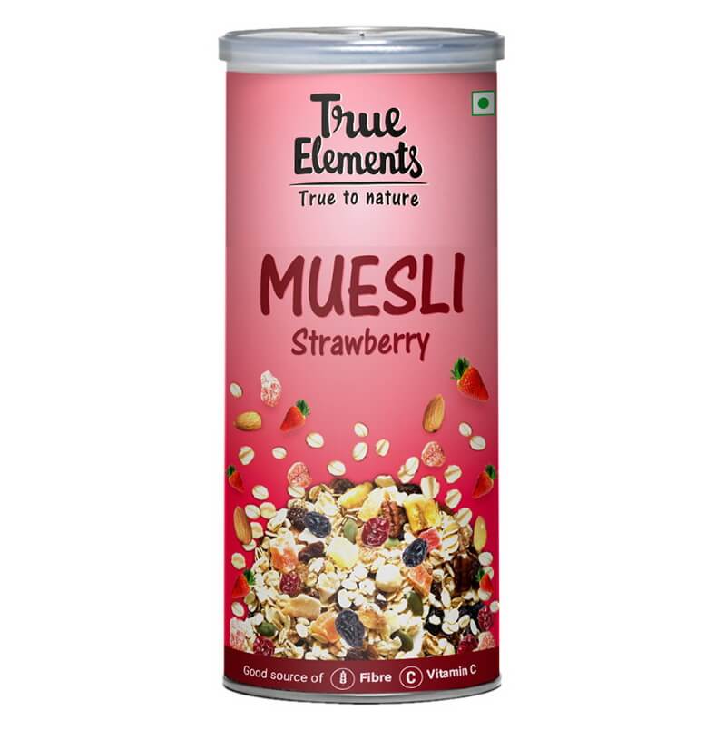 Мюсли с Клубникой (400 г), Strawberry Muesli, True Elements
Мюсли с Клубникой (400 г), Strawberry Muesli, True Elements