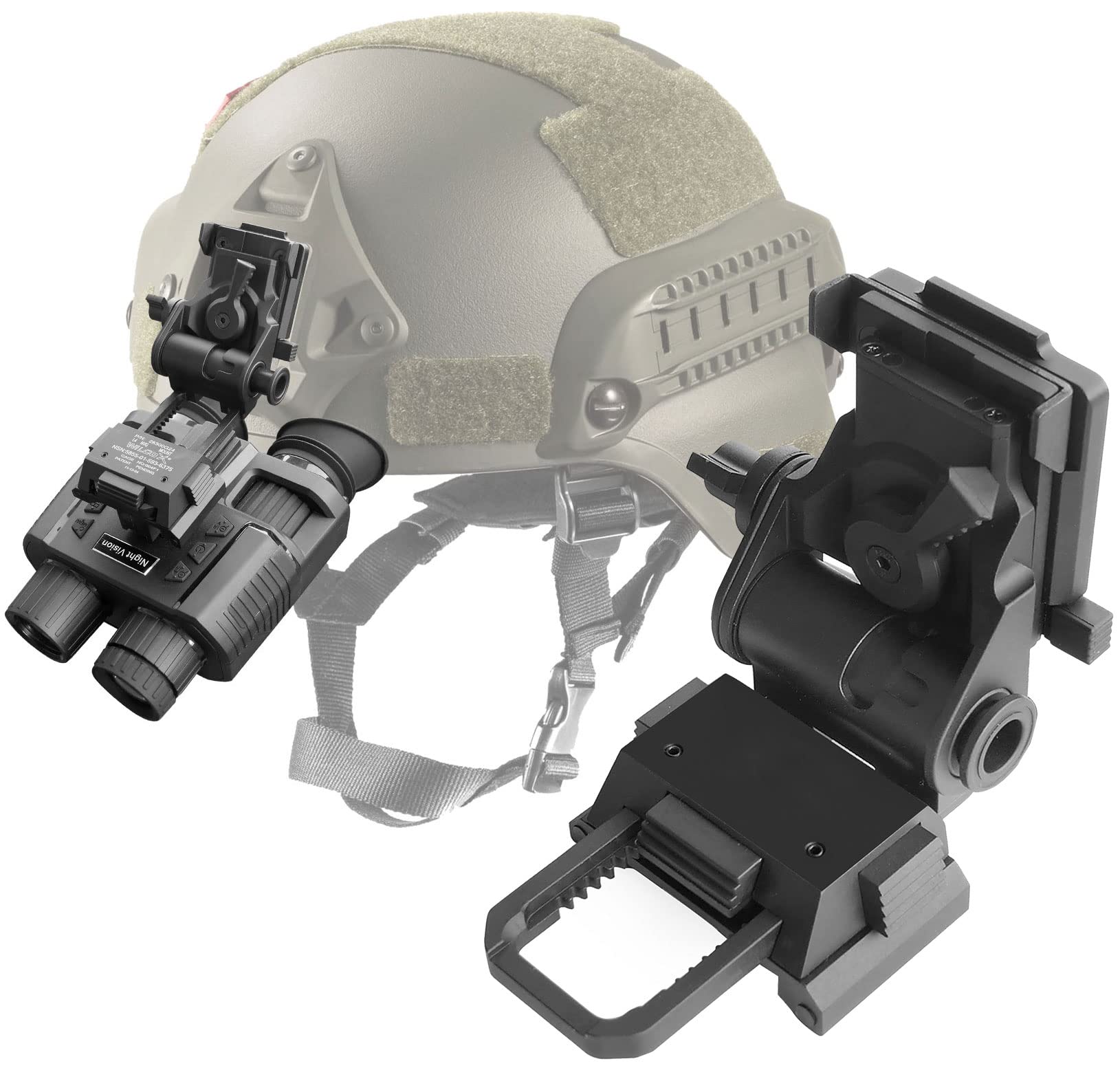 Metal L4G24 Helmet Mount Helmet Mount Bracket Night Vision Scope Night Vision Goggles Night Vision Device Survival Game Airsoft Attachment Accessories
Metal L4G24 Helmet Mount Helmet Mount Bracket Night Vision Scope Night Vision Goggles Night Vision Device Survival Game Airsoft Attachment Accessories