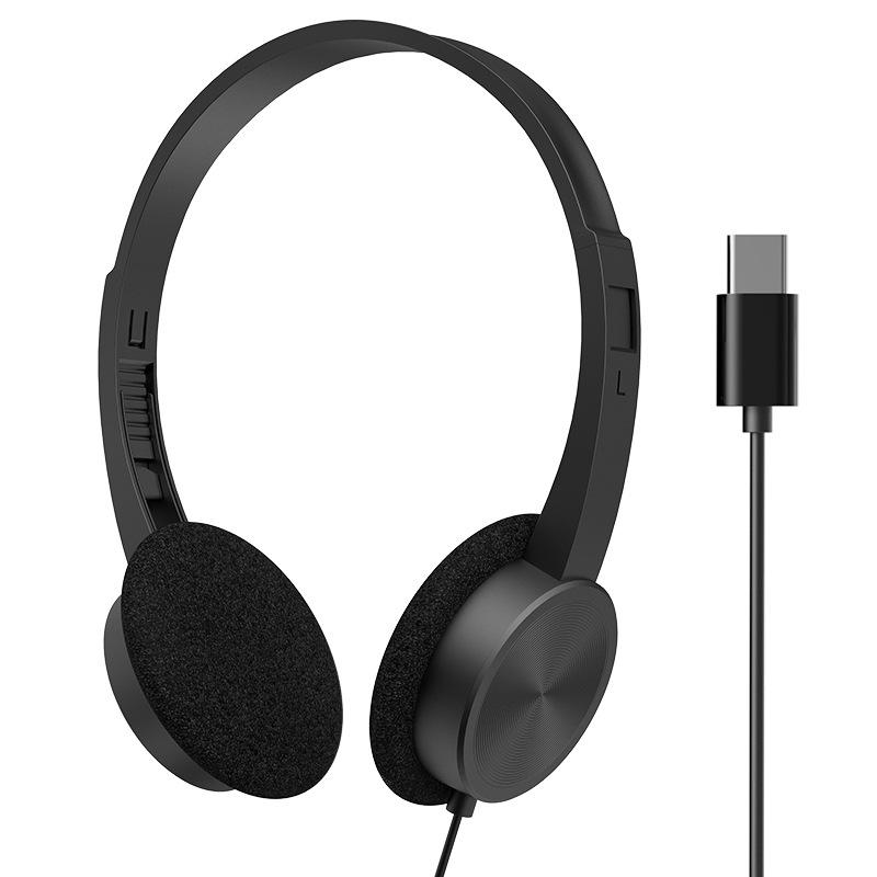 Comfortable TYPE-C Head-Mounted Stereo Wired Earphones for Aviation and Online Classes
Comfortable TYPE-C Head-Mounted Stereo Wired Earphones for Aviation and Online Classes