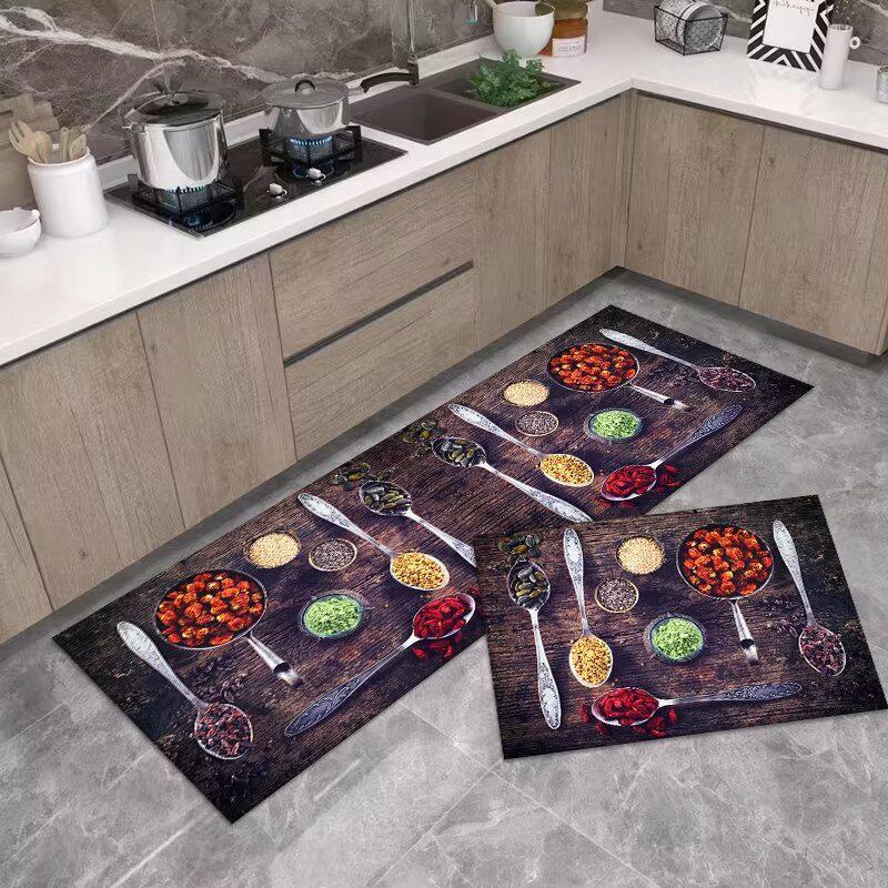 Набор кухонных ковриков из 2 предметов - Нескользящие, грязеотталкивающие, водопоглощающие коврики 40x60cm (Crystal Velvet Silicone Base)
Набор кухонных ковриков из 2 предметов - Нескользящие, грязеотталкивающие, водопоглощающие коврики 40x60cm (Crystal Velvet Silicone Base)