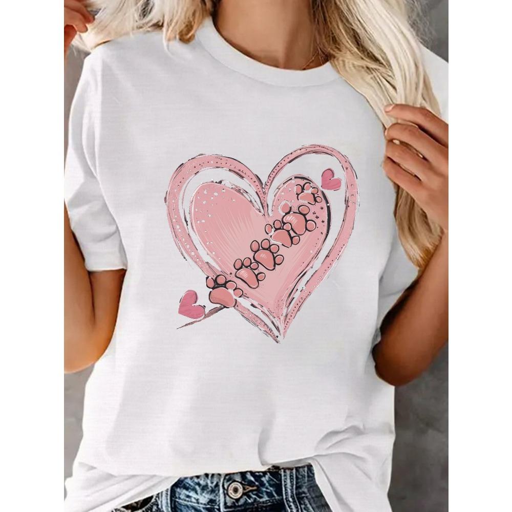 Heart and Paw Print Women s Short Sleeve Outfit, Size 5XL
Heart and Paw Print Women s Short Sleeve Outfit, Size 5XL
