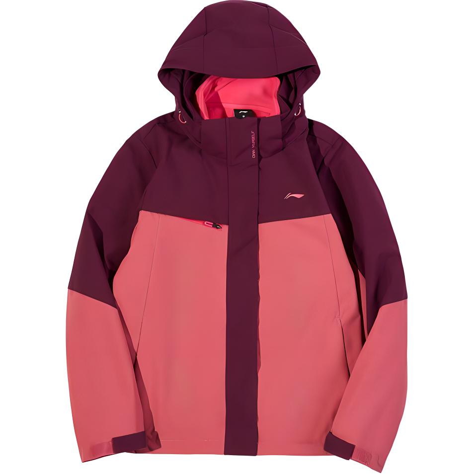 Li Ning Womens Fitness Series Sports Warm Hooded Fleece Jacket Women Jacket Bright-Pink Deep-Purple AWBT028-1 L
Li Ning Womens Fitness Series Sports Warm Hooded Fleece Jacket Women Jacket Bright-Pink Deep-Purple AWBT028-1 L