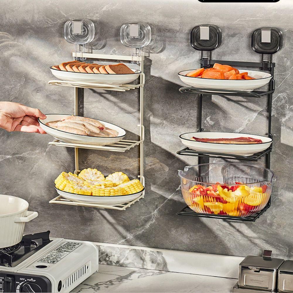 Suction Cup Dish Preparation Rack Multi-layer Prepare Food Rack Kitchen Utensils білий
Suction Cup Dish Preparation Rack Multi-layer Prepare Food Rack Kitchen Utensils білий