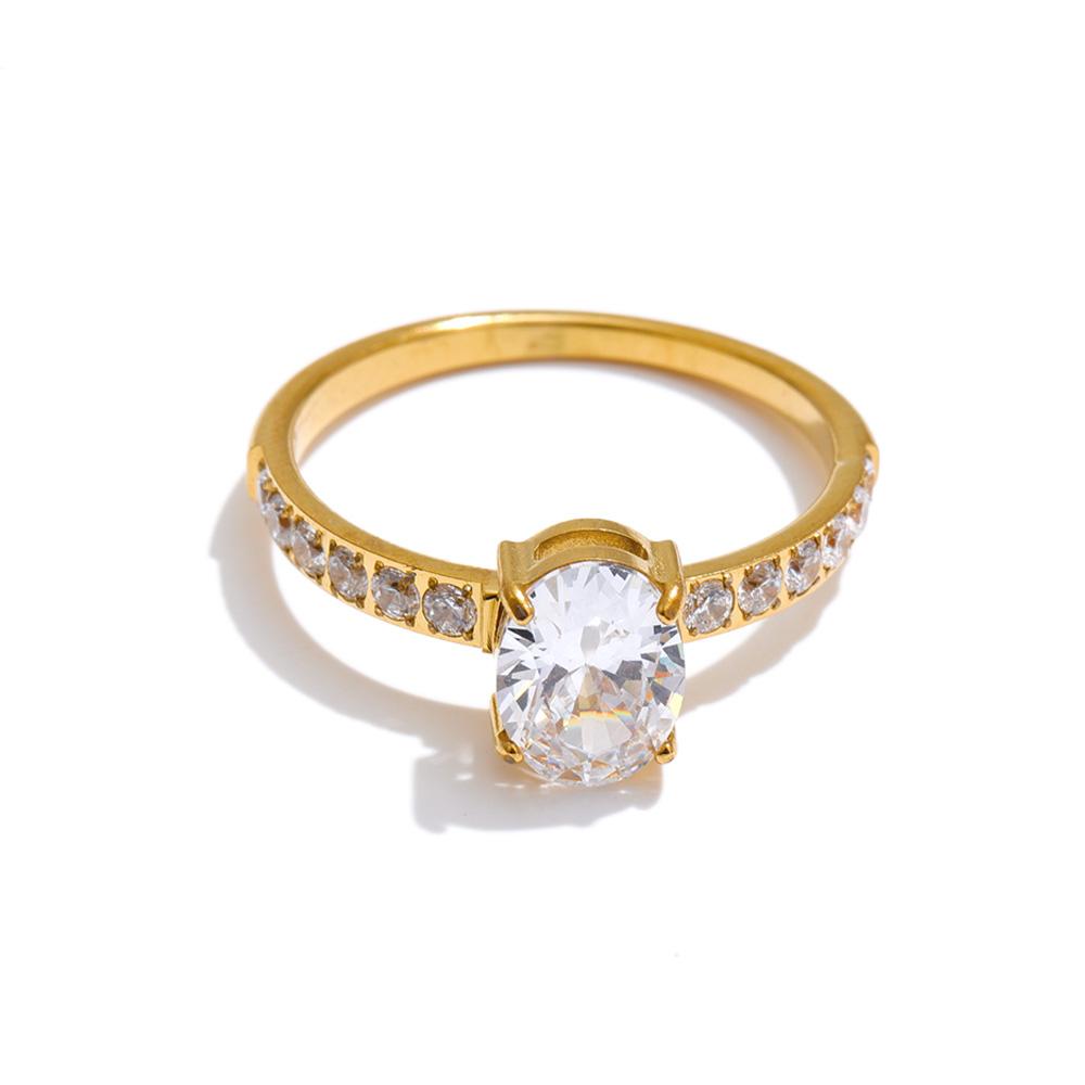 Yhpup Size 6789 Stainless Steel Cubic Zirconia Ring for Women High Quality PVD Plated Shiny Delicate Finger Jewelry Recommend 6
Yhpup Size 6789 Stainless Steel Cubic Zirconia Ring for Women High Quality PVD Plated Shiny Delicate Finger Jewelry Recommend 6